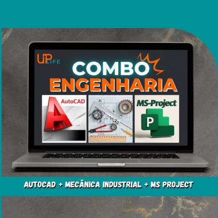 COMBO ENGENHARIA - AUTOCAD + MECÂNICA  + MS PROJECT